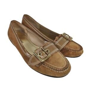 Vintage Etienne Aigner Tan Loafers Sz 10